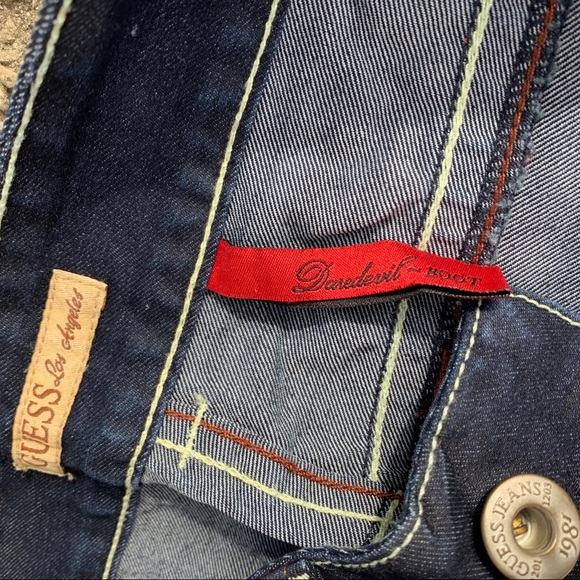 Guess Dark Wash Slight Flare or Boot Cut - Picture 6 of 8